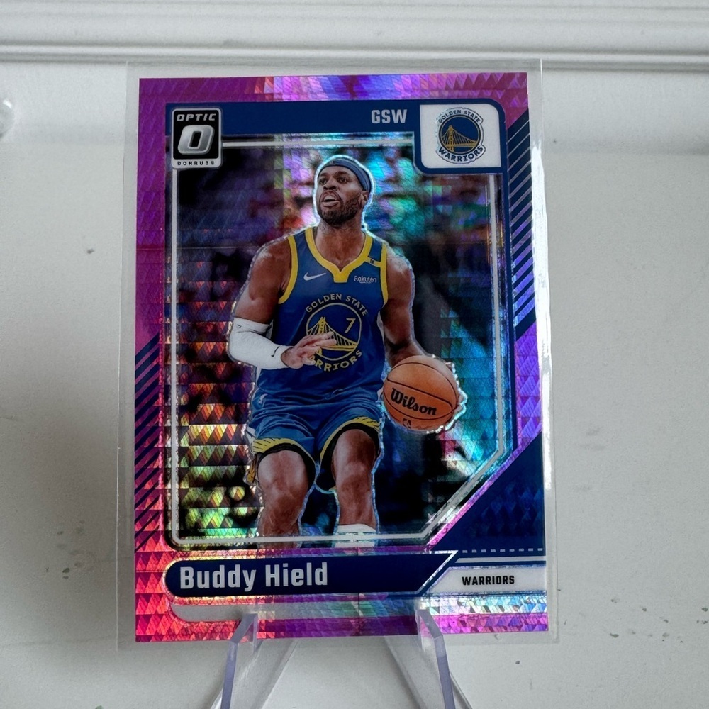 2024 2025 Panini Donruss Optic Prizm Buddy Hield Pink Wave Mint condition